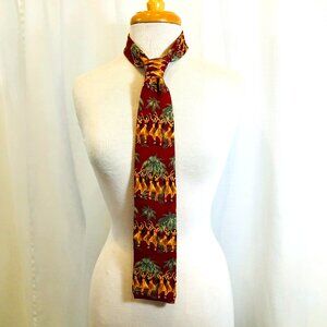 Tommy Bahama Relax Hula Girls Necktie with Square Bottom Vintage 1990s